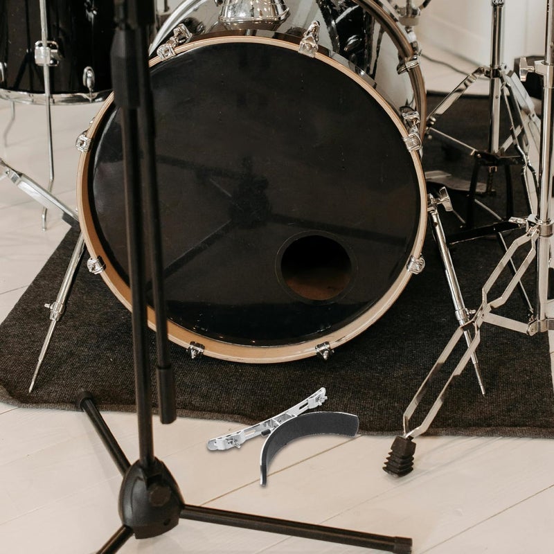 SHOWERORO Stainless Steel Snare Drum Support Accessory for Marching Drums, Durable Leg Rest for Stable Support and Easy Use - Image 2